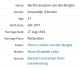 27 Aug 1914 Ancestry record of Marriage for Betha Suzanne van den Berghe to Barend Constantijn Doris Leeuwenburg in Rotterdam, Nederlands