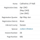 26 Jun 1943 Ancestry record of Marriage of Catherine J P Hall to Julien A Breton in Hove, Sussex.