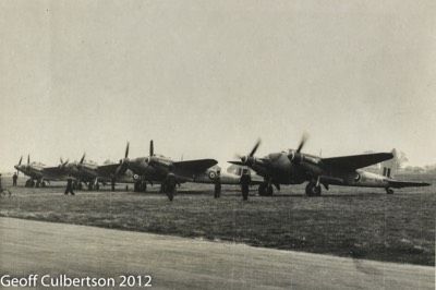  Mosquitos at RNAS Ford c. 1945 